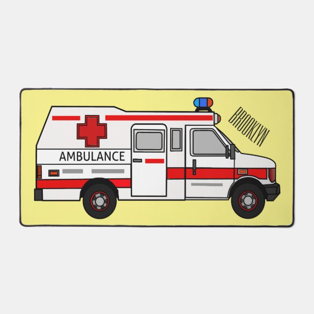 Illustration d'ambulance (Recto)