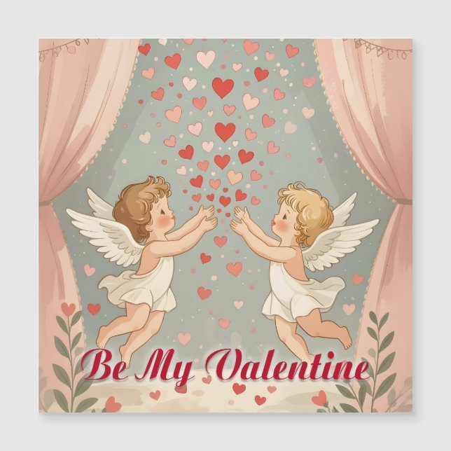 Illustration d'anges chérubins pour la Saint-Valen (Devant)