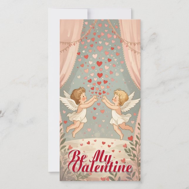 Illustration d'anges chérubins pour la Saint-Valen (Devant)