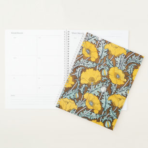 illustration d'art pavot fleur jaune