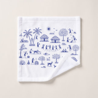 Illustration d'art tribal indien Warli