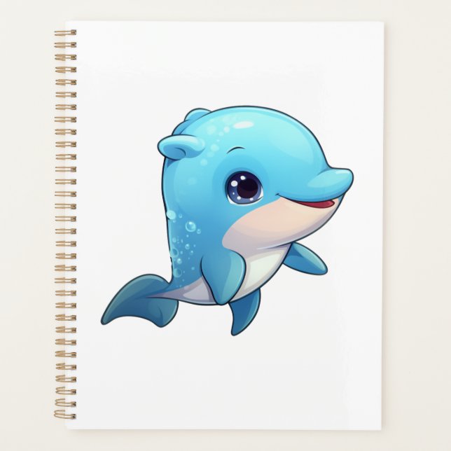 Illustration dauphin de dessin (Devant)