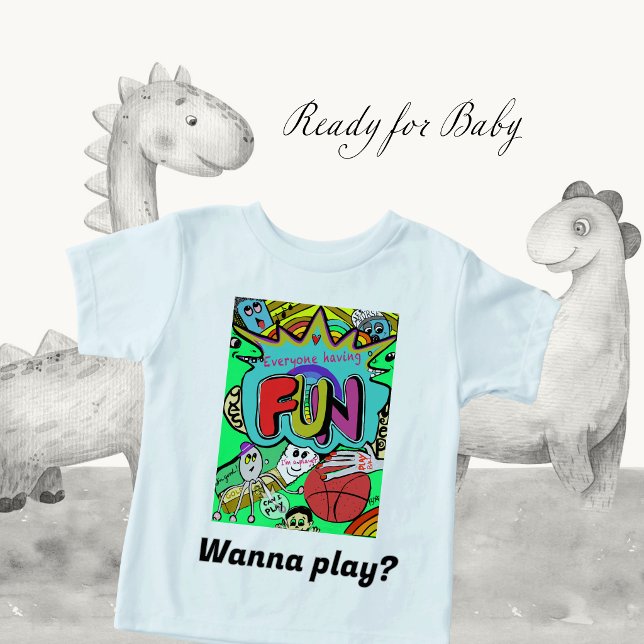 Illustration de bande dessinée amusante de convivi (Ready for Baby)