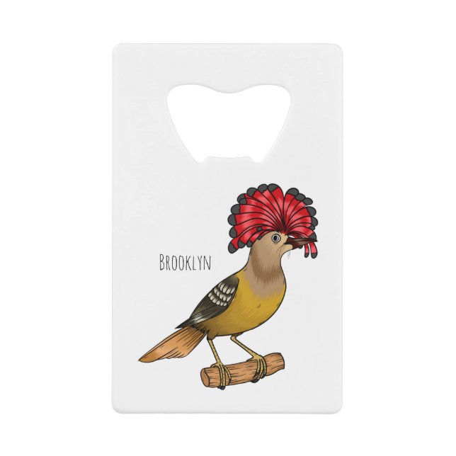 illustration de bande dessinée d'oiseau gobemouche (Devant)