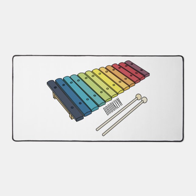 Illustration de bande dessinée en Xylophone (Recto)