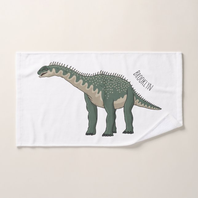Illustration de Barapasaurus (Serviette à main)