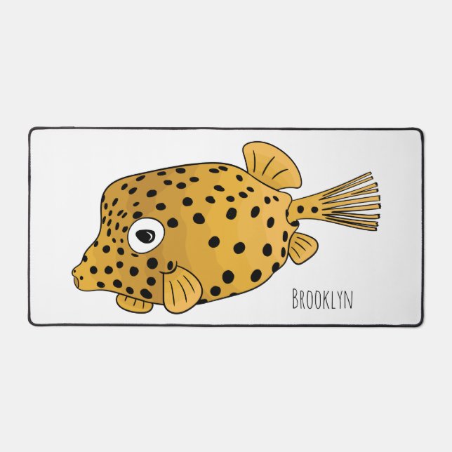 Illustration de boxfish jaune (Recto)