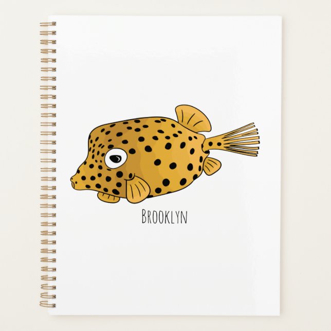 Illustration de boxfish jaune (Devant)