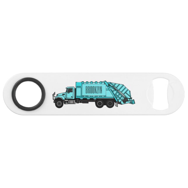 Illustration de camion à ordures (Devant (Horizontal))