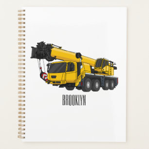 Illustration de camion de grue