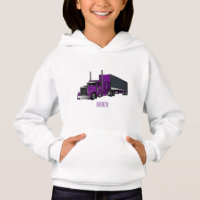 Illustration de camion semi-remorque
