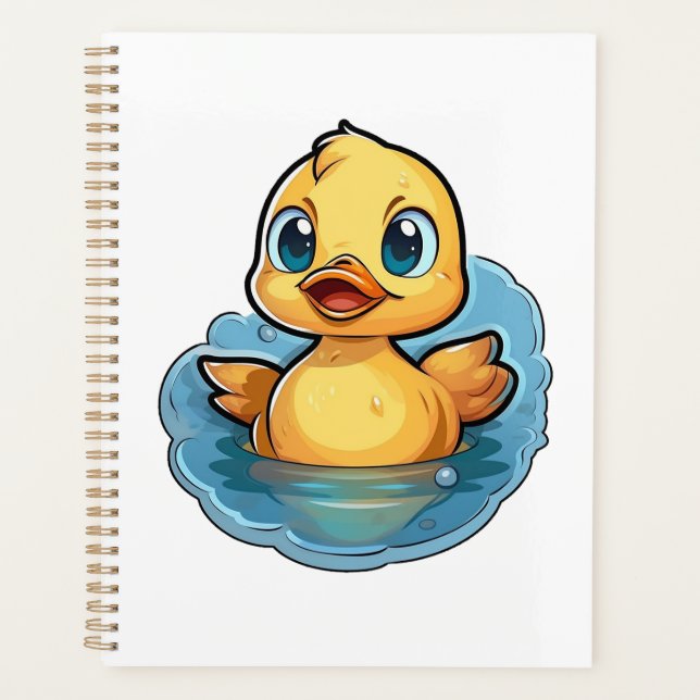 Illustration de canard de dessin animé (Devant)