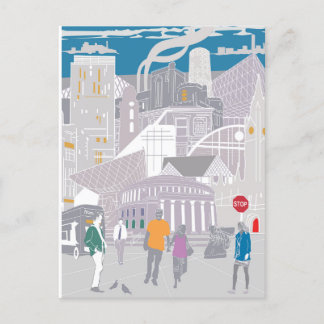 Illustration de carte postale Manchester