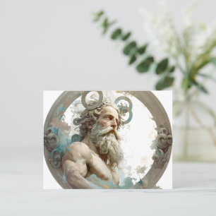 Illustration de carte postale Zeus