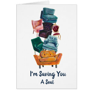 Illustration de chaises empilées Vogue & tendance