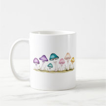 Illustration de champignon d'aquarelle Mug