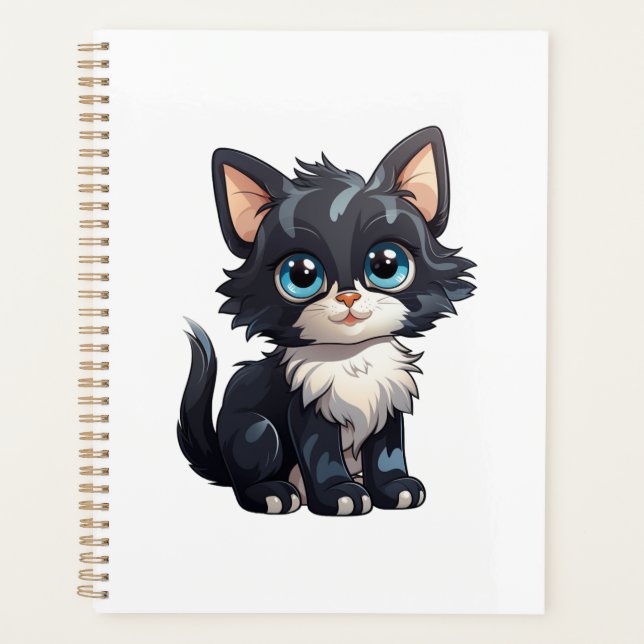 illustration de chat de dessin animé (Devant)