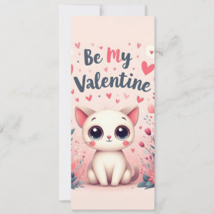 Illustration de chat mignon pour la Saint-Valentin