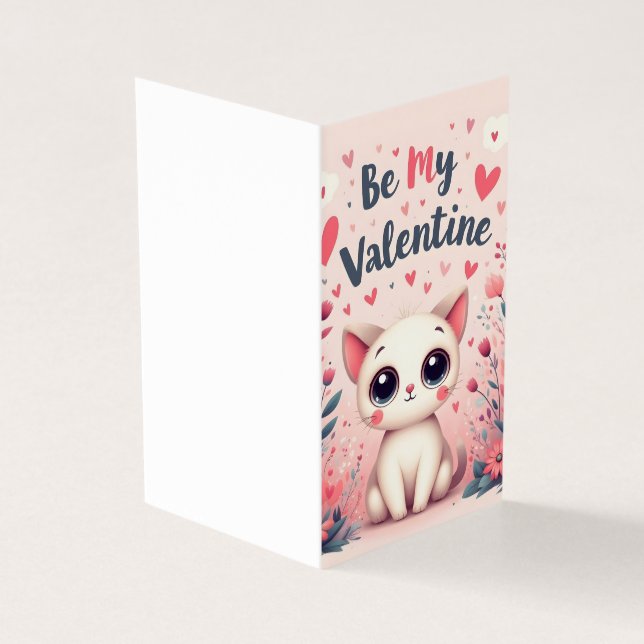 Illustration de chat mignon pour la Saint-Valentin (Outside)