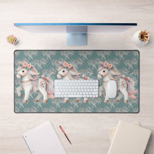 Illustration de cheval de fantaisie au pastel flor
