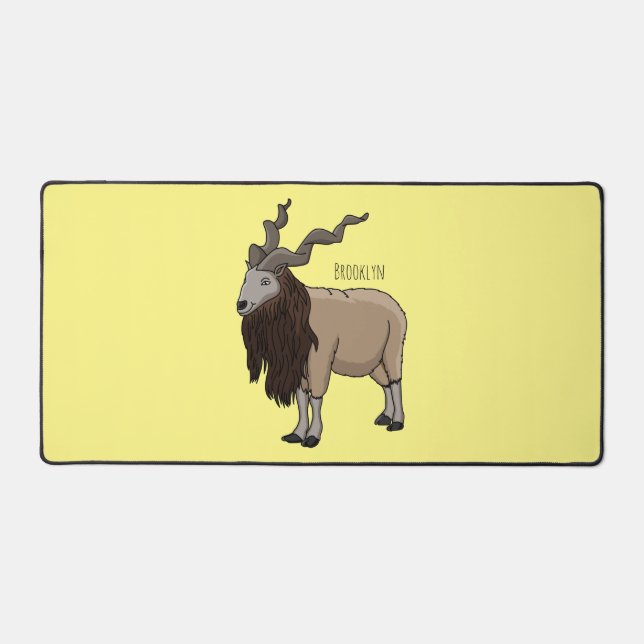 Illustration de chèvre de Markhor (Recto)