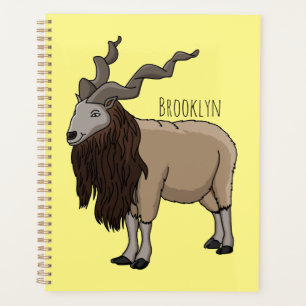 Illustration de chèvre de Markhor