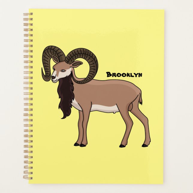 Illustration de chèvre de Mouflon (Devant)