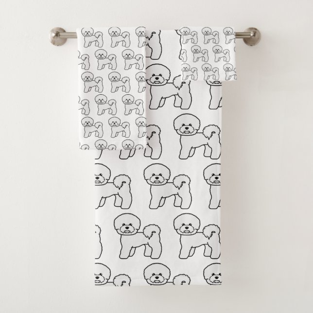 Illustration de chien de dessin animé mignon Bicho (En situation)
