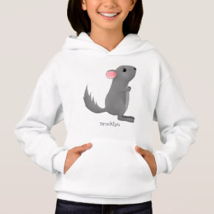 Illustration de chinchilla gris mignon