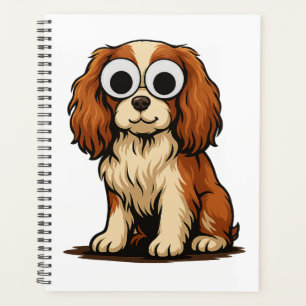 Illustration de chiot aux yeux globuleux mignon
