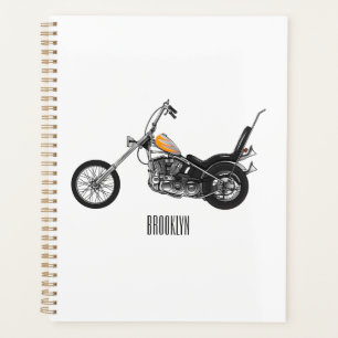 Illustration de Chopper Motorcycle 1950
