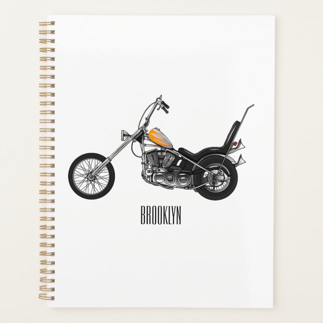 Illustration de Chopper Motorcycle 1950 (Devant)