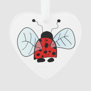 Illustration de coccinelle mignonne