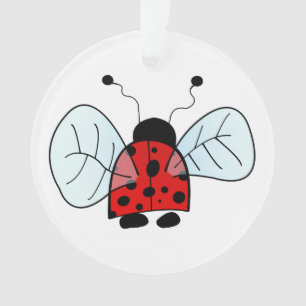 Illustration de coccinelle mignonne