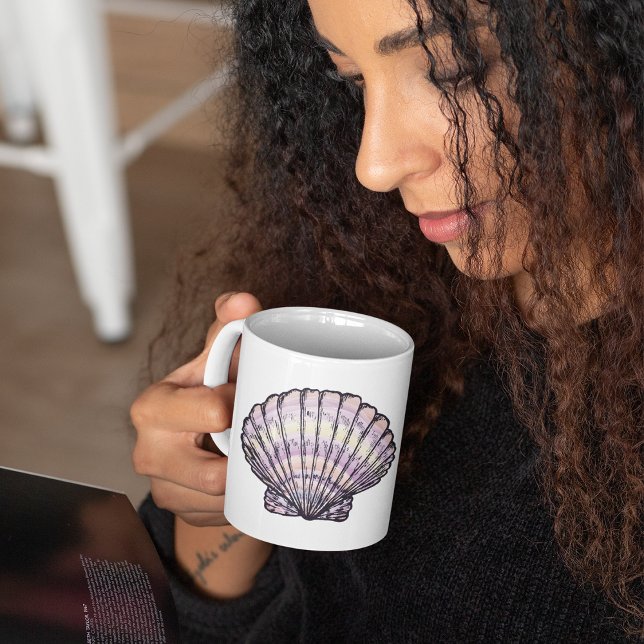 Illustration de coquillage Café Mug (Créateur téléchargé)