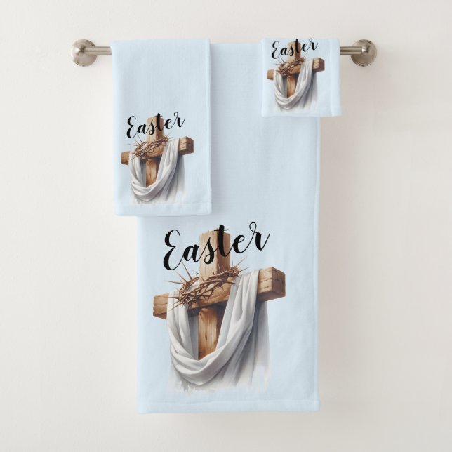 Illustration de croix et de tissu de printemps  (En situation)