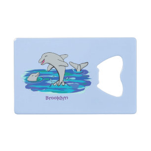 Illustration de dauphins heureux adorables