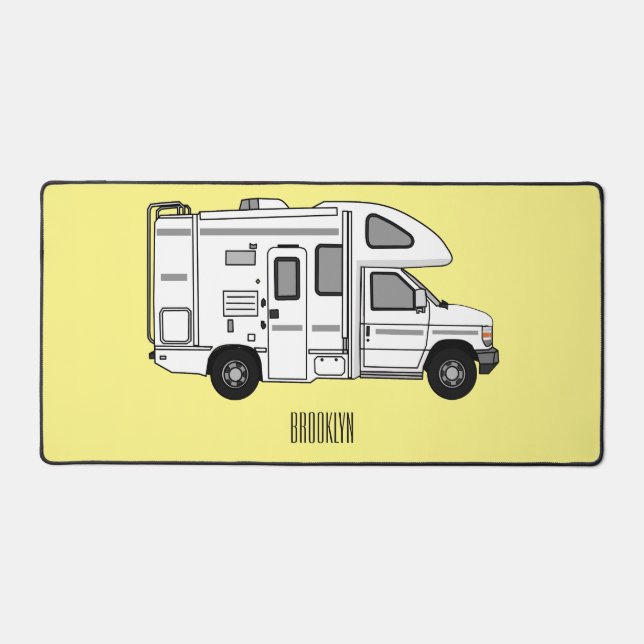 Illustration de dessin animé Campervan (Recto)