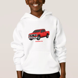 Illustration de dessin animé de camionnette rouge