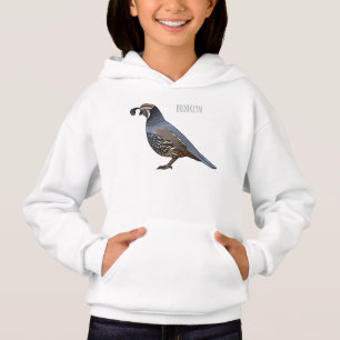 illustration de dessin animé d'oiseau colin de Cal