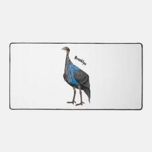illustration de dessin animé d'oiseau pintade vult
