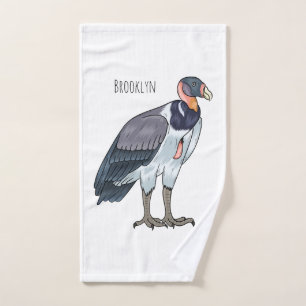 Illustration de dessin animé d'oiseau vautour roi