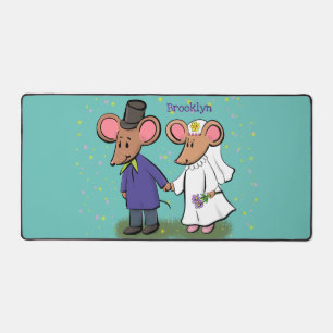 Illustration de dessin animé d'un couple de souris
