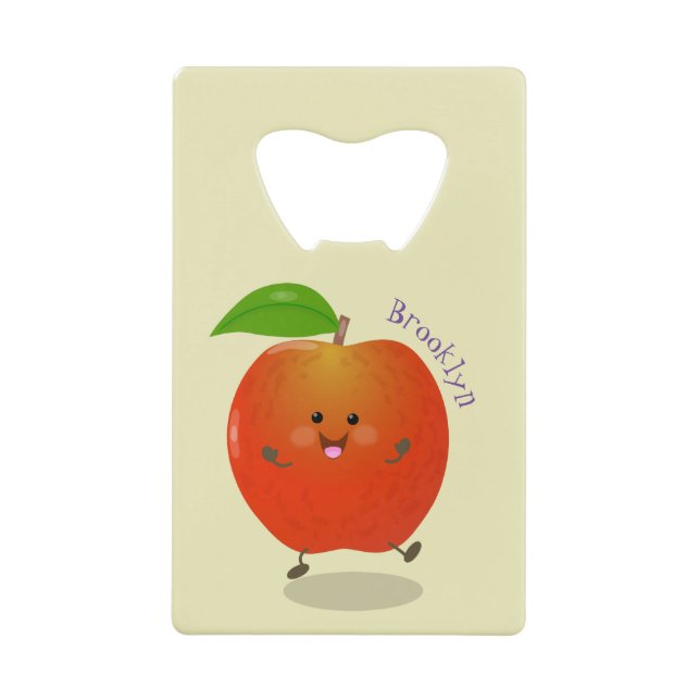 Illustration de dessin animé sur la pomme de danse (Devant)
