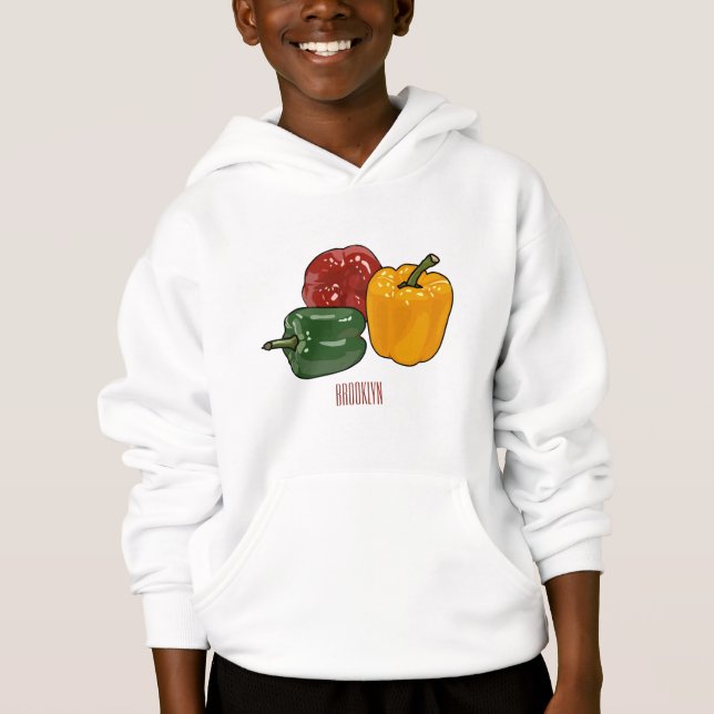 Illustration de dessin de Capsicum (Devant)