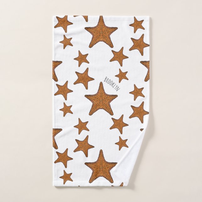 Illustration de dessin de Starfish (Serviette à main)