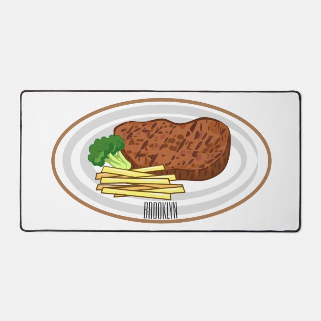 Illustration de dessin de steak (Recto)