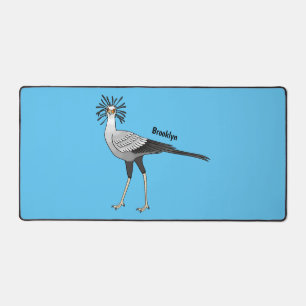 Illustration de dessin du secrétaire pour oiseaux