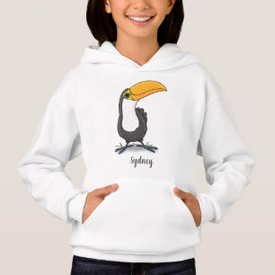 Illustration de dessin humoristique du toucan joye