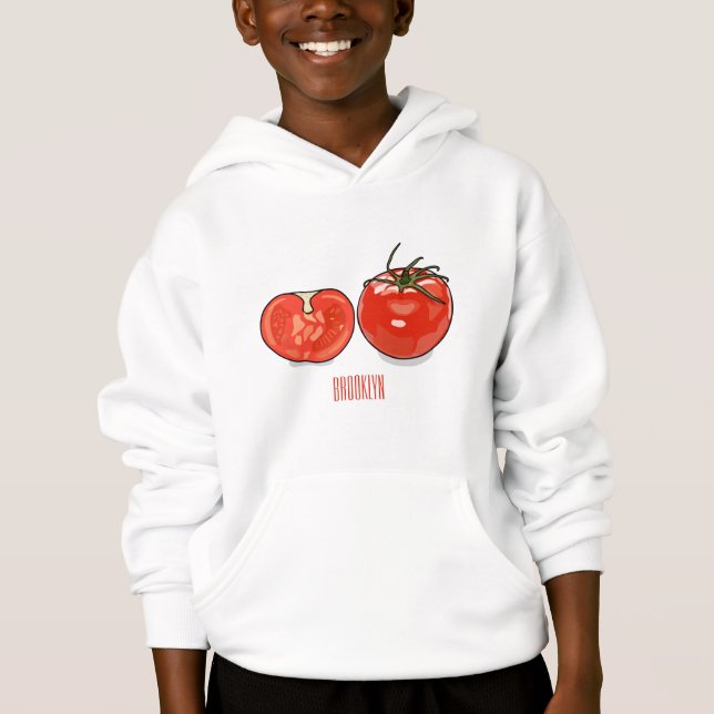 Illustration de dessin sur la tomate (Devant)